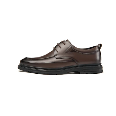 Aokang Derby Business Low-Top 'Brown Leather'