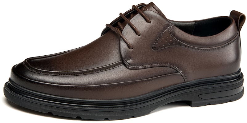 Aokang Derby Kasut Kulit Rendah 'Coklat' 1233211030 Order Aokang Derby Kasut Kulit Rendah 'Coklat' 1233211030