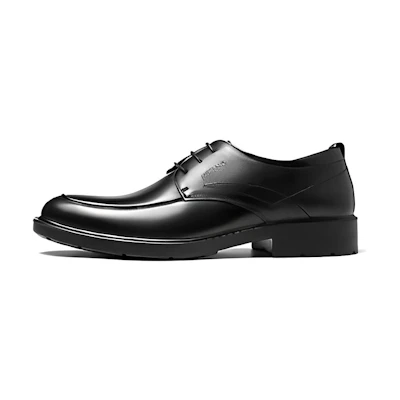 Aokang Dress Leather Shoes 'Commuter Business Black'