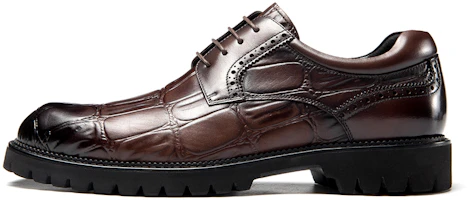 Aokang Dress Shoes 'Brown' 'British Retro Fashion Embossed Comfort' 1223611001 Aokang Dress Shoes 'Brown' 'British Retro Fashion Embossed Comfort' 1223611001