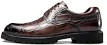Buy Sepatu Aokang Pria Coklat Fashion Retro Inggris Nyaman Bertatahkan 1223611001