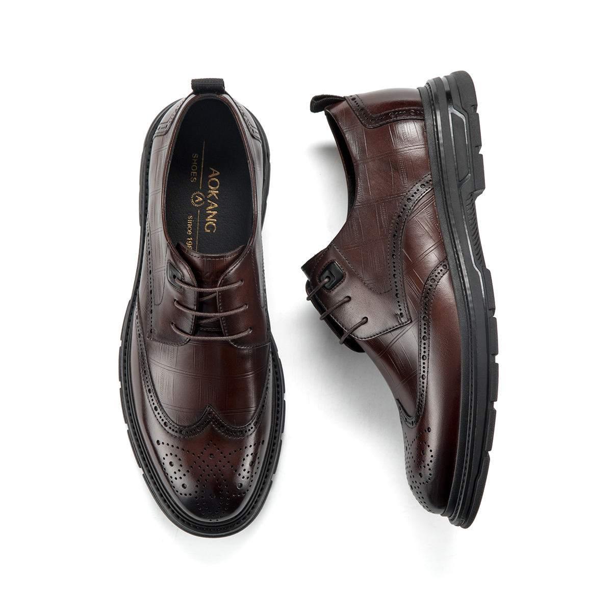 Aokang Dress Shoes 'Brown Business Fashion' 圖 4