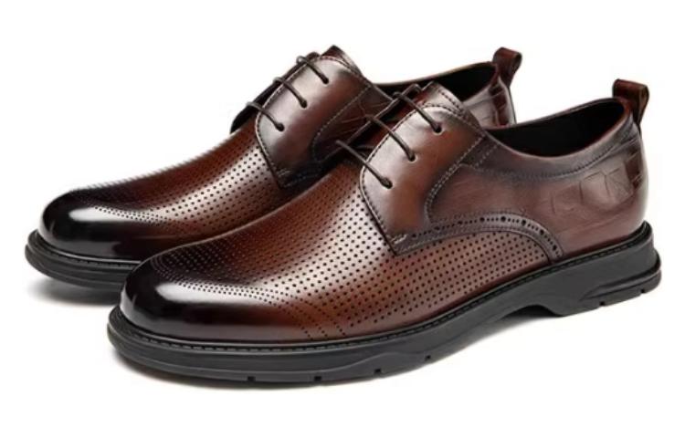 Order Aokang Dress Shoes 'Brown Leather' 1233814003