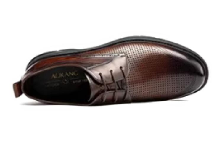 Lookbook Aokang Dress Shoes 'Brown Leather' 1233814003