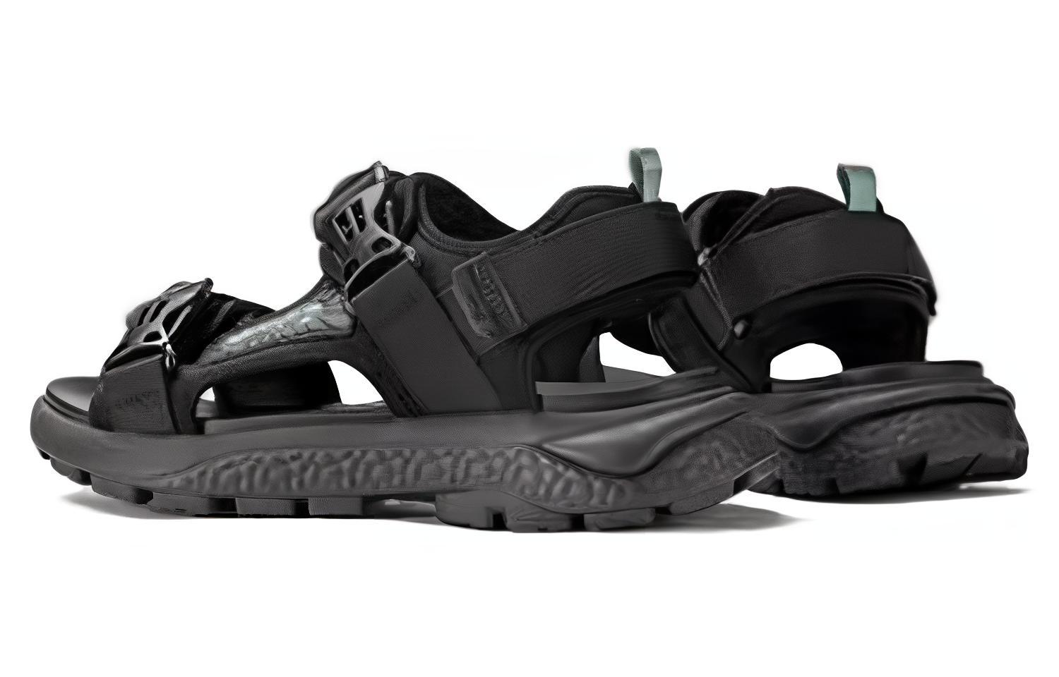 Aokang Fabric 'Trendy Casual Beach Sandal Black' 圖 3