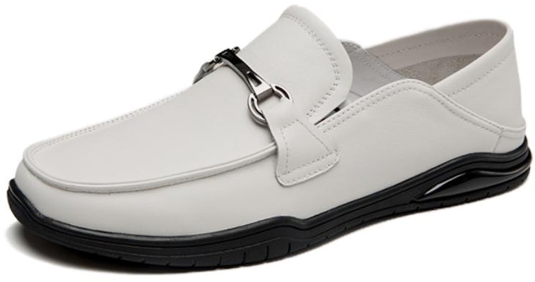 奧康AOKANG 時尚圓頭 樂福鞋 男款 白色 Order 奧康AOKANG 時尚圓頭 樂福鞋 男款 白色