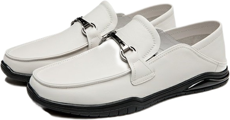 奧康AOKANG 時尚圓頭 樂福鞋 男款 白色 Lookbook 奧康AOKANG 時尚圓頭 樂福鞋 男款 白色