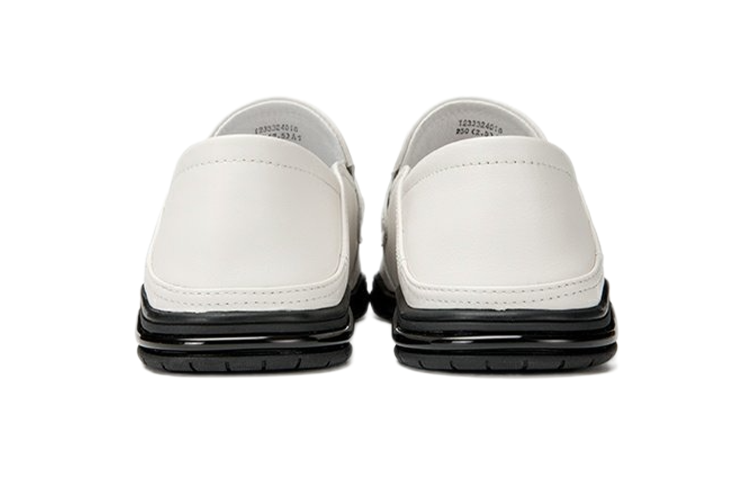 Shop 奧康AOKANG 時尚圓頭 樂福鞋 男款 白色