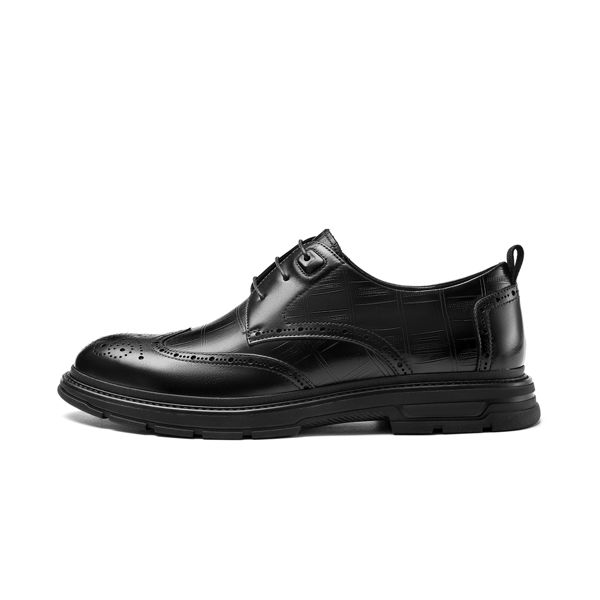 Aokang Formal Leather Shoes 'Black Business Fashion' 1233114018