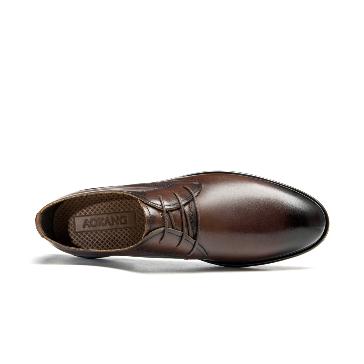 Lookbook 奥康深棕商务舒适正装皮鞋 1233111148