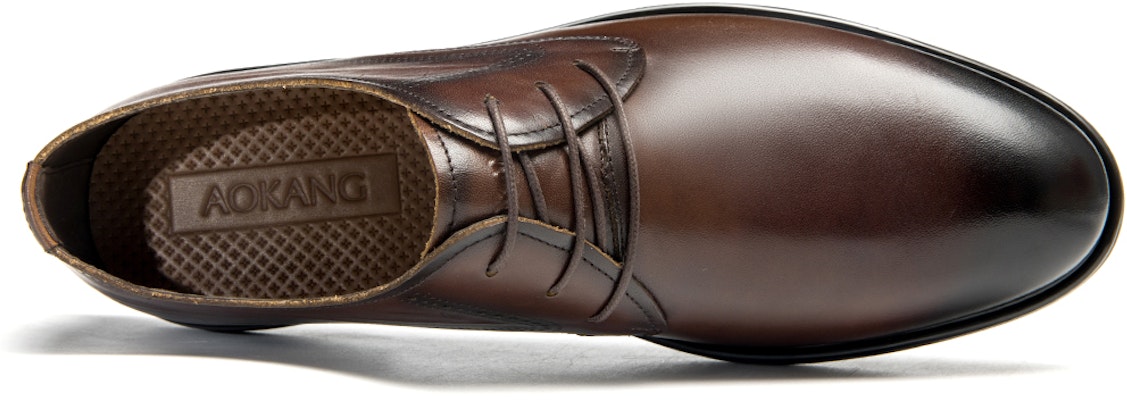 Aokang Formal Leather Shoes 'Deep Brown Business Comfort' 1233111148 Lookbook Aokang Formal Leather Shoes 'Deep Brown Business Comfort' 1233111148