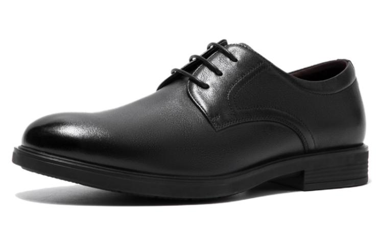 Aokang Formal Oxford 'Black Leather'