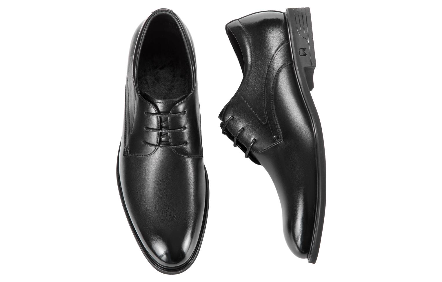 Lookbook 奥康鲲鹏系列'黑色圆头系带正装鞋' 1223011009