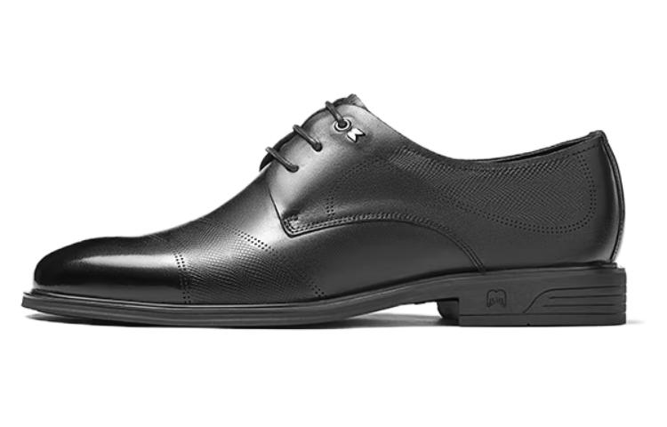 Aokang Kunpeng Series Black 'British Business Formal Leather Shoes' 1211111121
