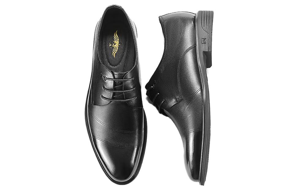 Lookbook 奧康AOKANG 鯤鵬系列 頭層牛皮 英倫商務 正裝皮鞋 2.7cm 男款 黑色