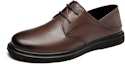 Order Aokang Kasut Formal Bertali 'Brown Business' 1233114029