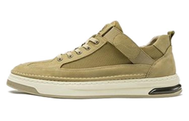 Aokang Lace-Up Round Toe Low-Top Sneakers 'Apricot' 1233322083