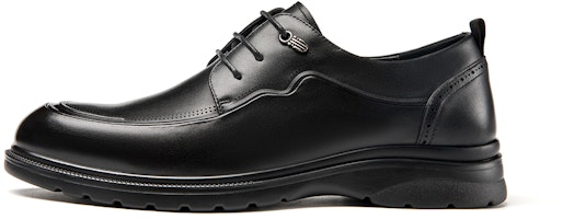 Aokang Lace-Up Soft Business Formal Shoes 'Black Leather' 6233214002 Aokang Lace-Up Soft Business Formal Shoes 'Black Leather' 6233214002