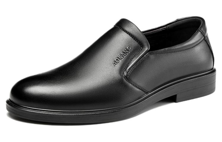 Order 아오캉 블랙 캐주얼 드레스 슈즈 (Aokang Black Casual Dress Shoes) 1231111056