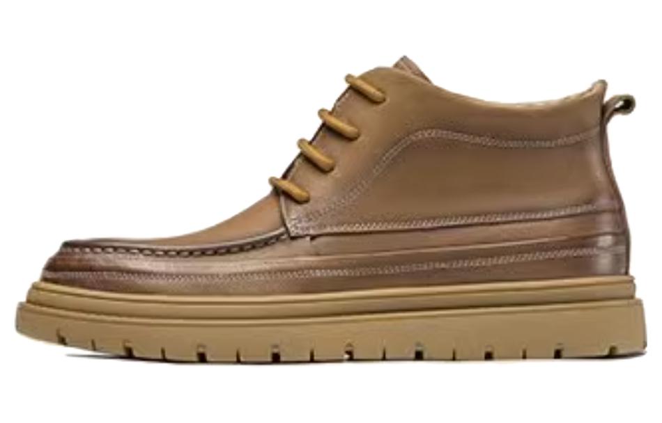 Aokang Leather Ankle 'Martin Boots Brown' 1223914003