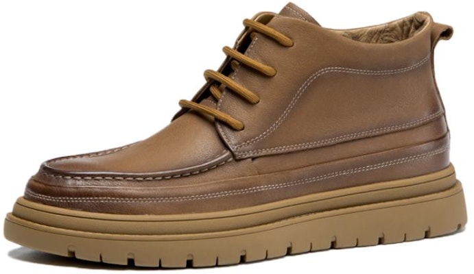 奧康AOKANG 牛皮革 厚底耐磨 及踝 馬丁靴 3.3cm 男款 棕色 Order 奧康AOKANG 牛皮革 厚底耐磨 及踝 馬丁靴 3.3cm 男款 棕色