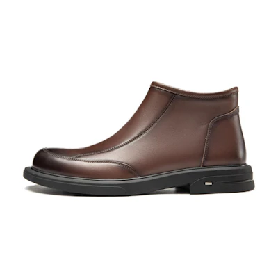 Aokang Leather Ankle Boot 'British Fashion Brown'