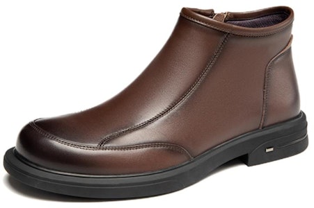 AOKANG革製アンクルブーツ「ブリティッシュブラウン」 1223913020 Order AOKANG革製アンクルブーツ「ブリティッシュブラウン」 1223913020