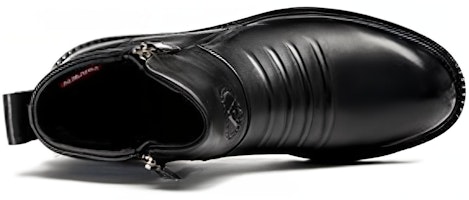 奥康真皮黑色时尚舒适短靴 1223913001 Lookbook 奥康真皮黑色时尚舒适短靴 1223913001