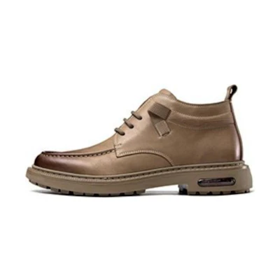 Aokang Leather Ankle Boots 'Distressed Brown Derby'