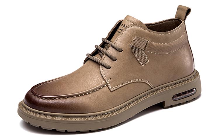 Aokang Leather Ankle Boots 'Distressed Brown Derby' 圖 2