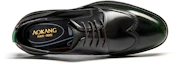 Lookbook Aokang Leder Brogue Dicke Sohle Anzugschuhe ''Schwarz Grün'' 6221611185