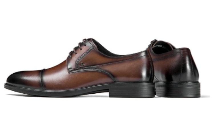 Aokang Leather Business Casual CMFTable Versatile Formal Shoes 'Brown' 圖 4