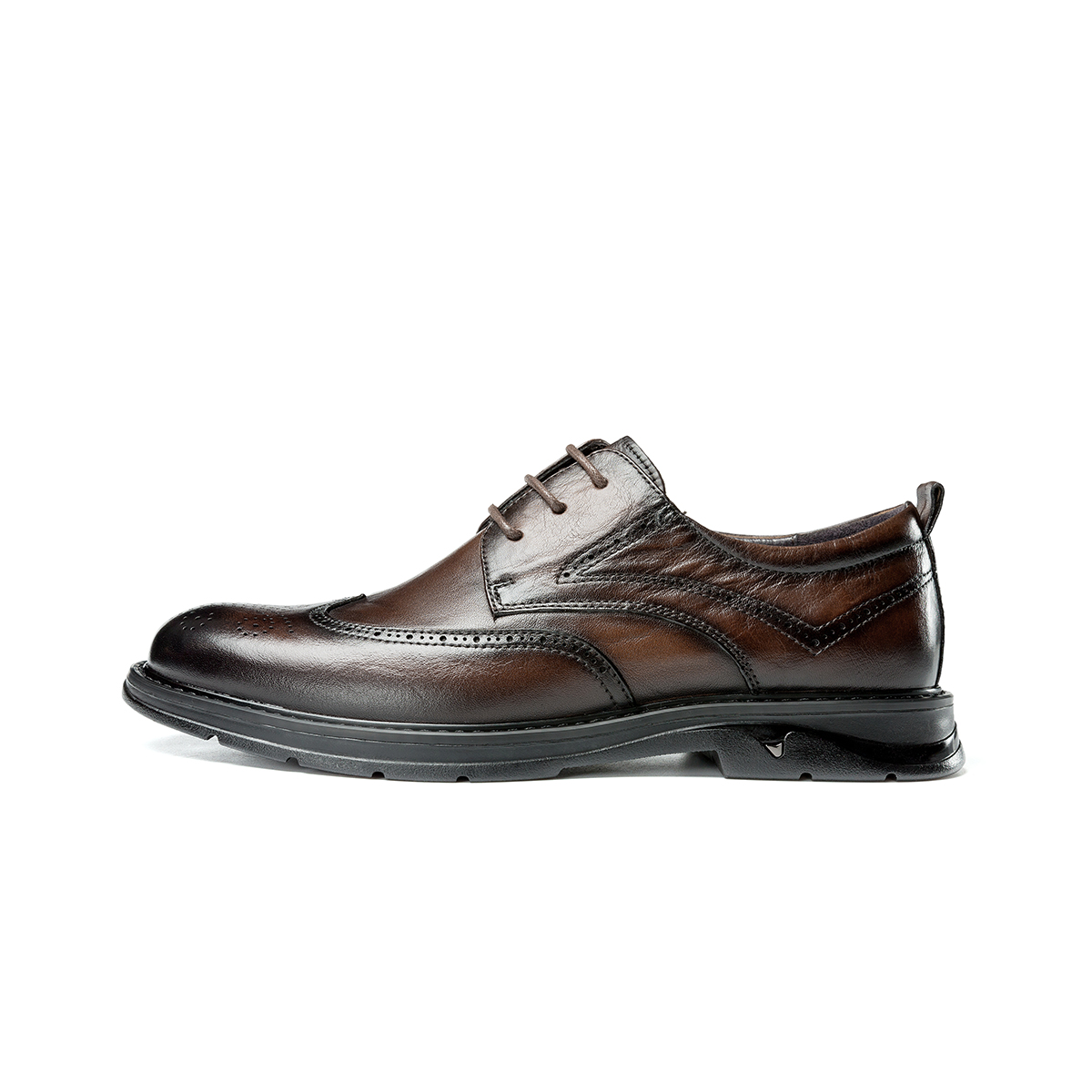 Aokang Leather Business Comfort Retro 'Brown' 1223211010