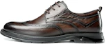 Buy Aokang Leather Business Comfort Retro 'Brown' 1223211010