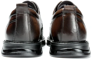 Shop Aokang Leather Business Comfort Retro 'Brown' 1223211010