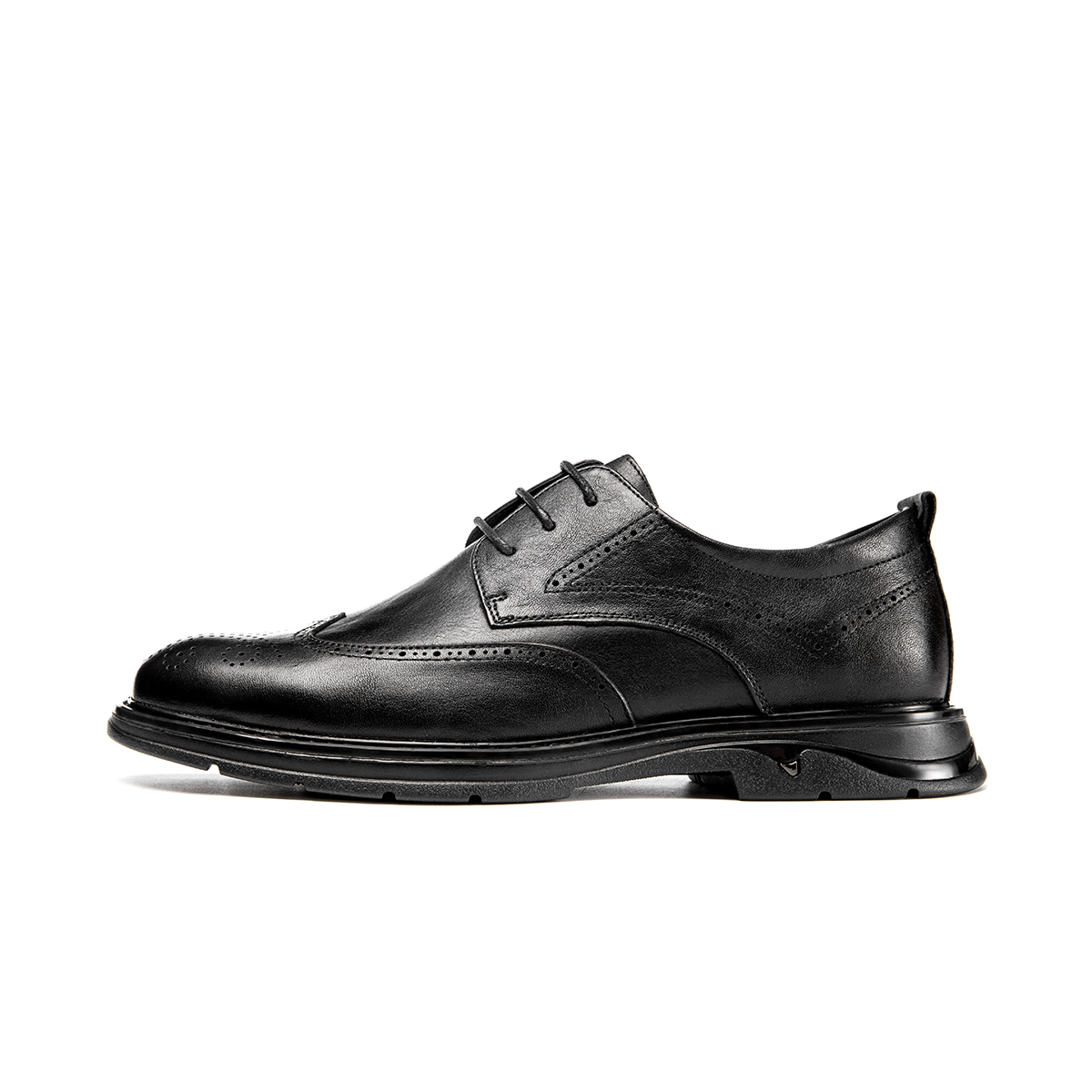 Aokang Leather Business Comfort Vintage 'Black Formal' 1223211009