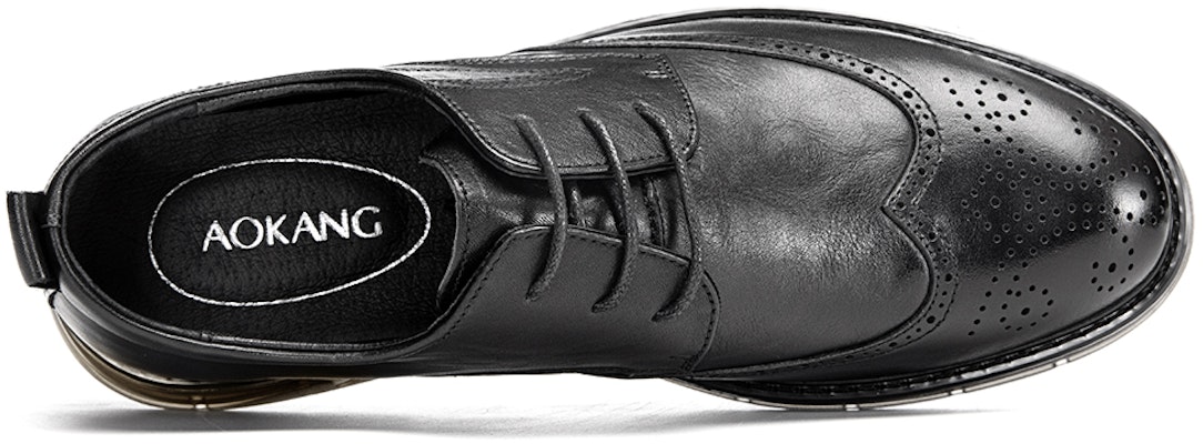 Aokang Leather Business Comfort Vintage 'Black Formal' 1223211009 Lookbook Aokang Leather Business Comfort Vintage 'Black Formal' 1223211009