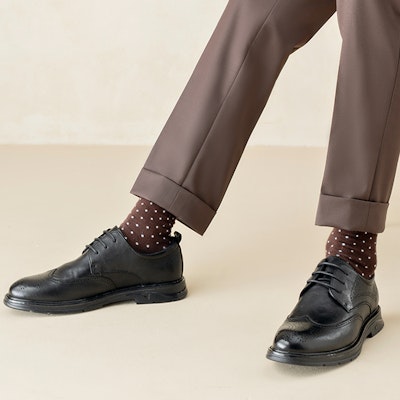 Aokang Leather Business Comfort Vintage 'Black Formal' 1223211009 Details for Aokang Leather Business Comfort Vintage 'Black Formal' 1223211009