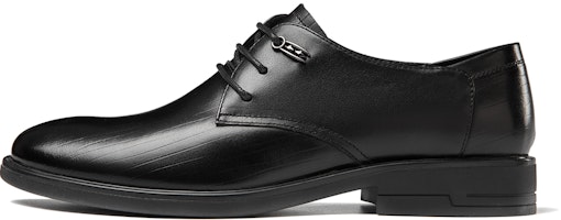 Aokang Leather Business Dress Shoes 'Black Embossed' 1223111058 Aokang Leather Business Dress Shoes 'Black Embossed' 1223111058