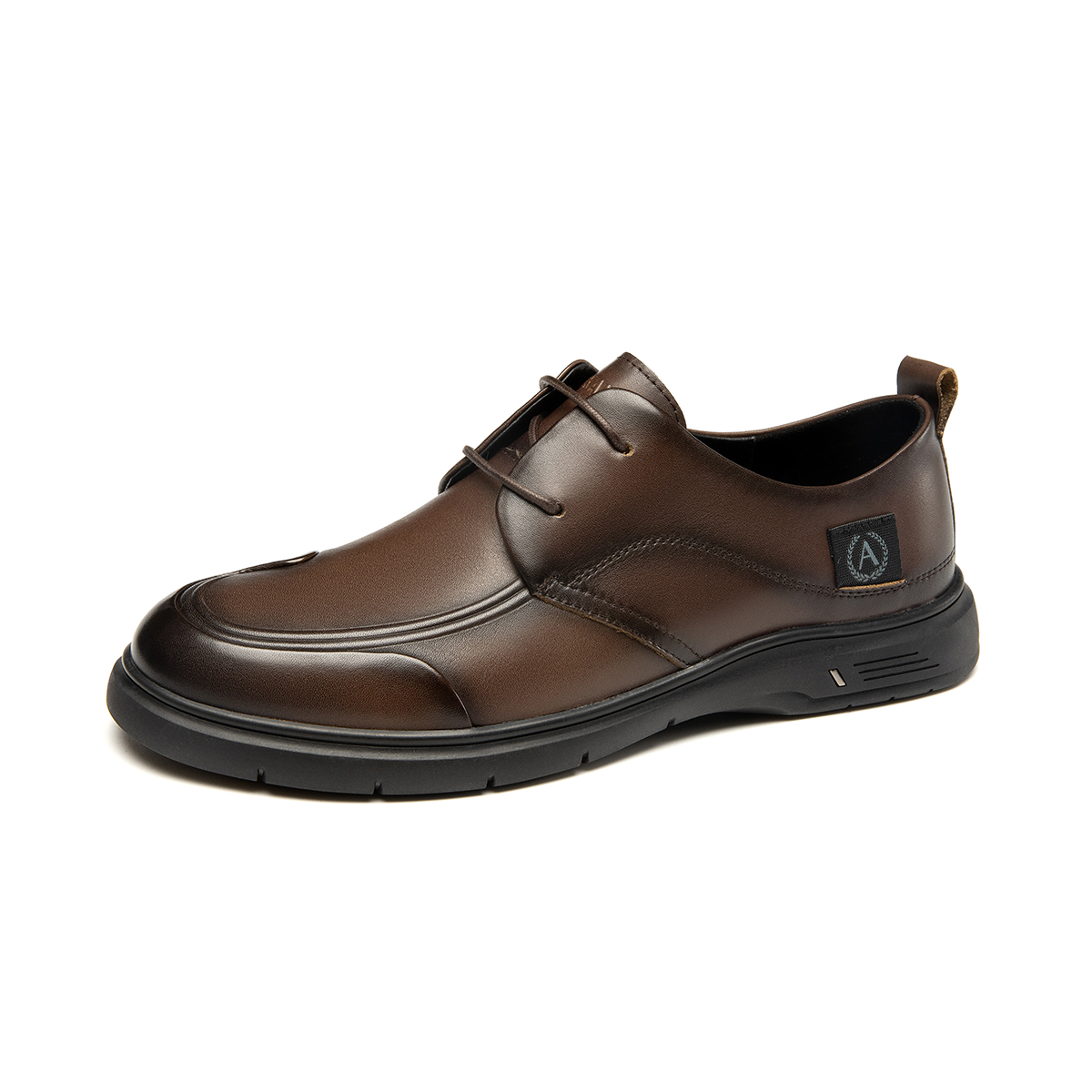 Aokang Leather Business Dress Shoes 'Brown' 圖 2