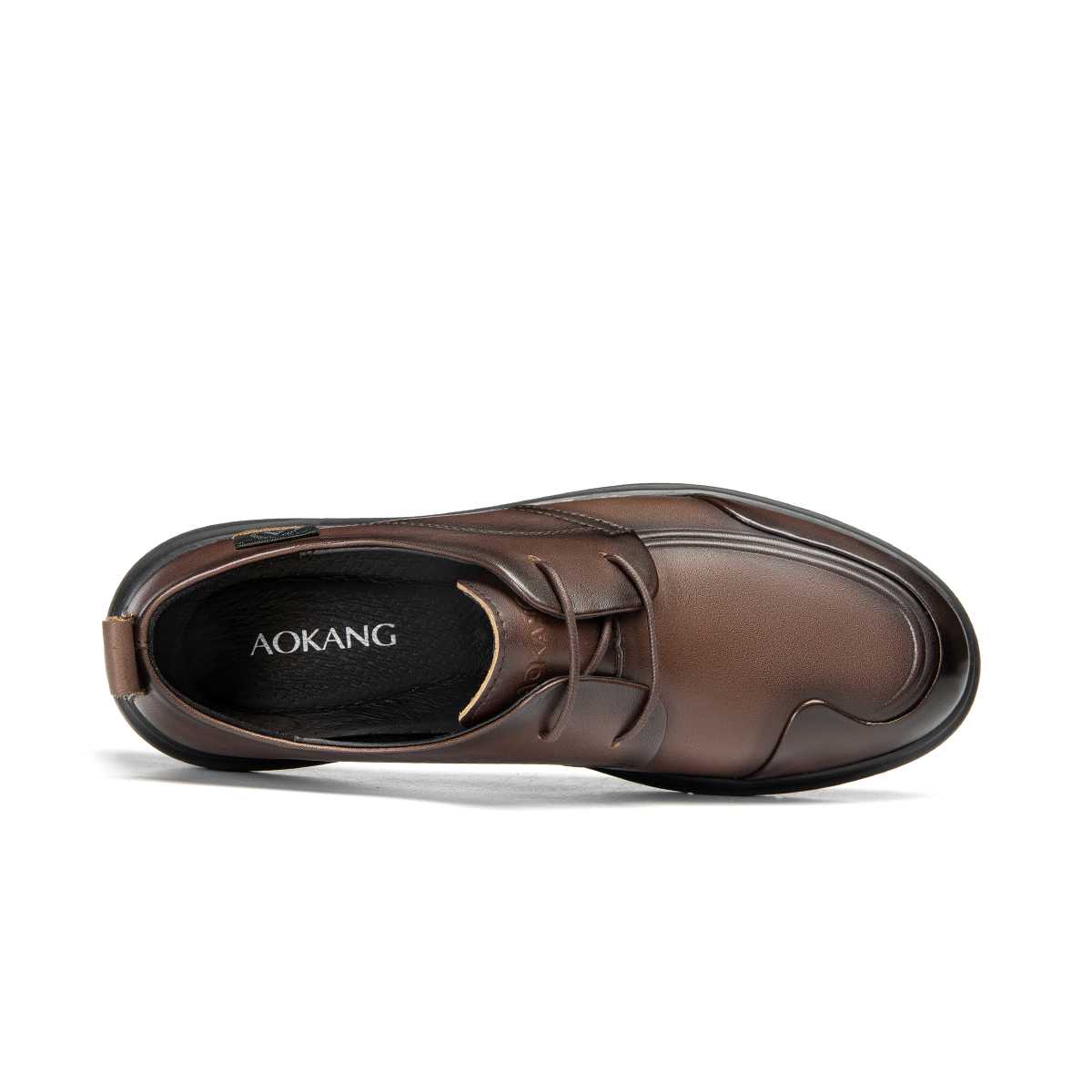 Aokang Leather Business Dress Shoes 'Brown' 圖 3