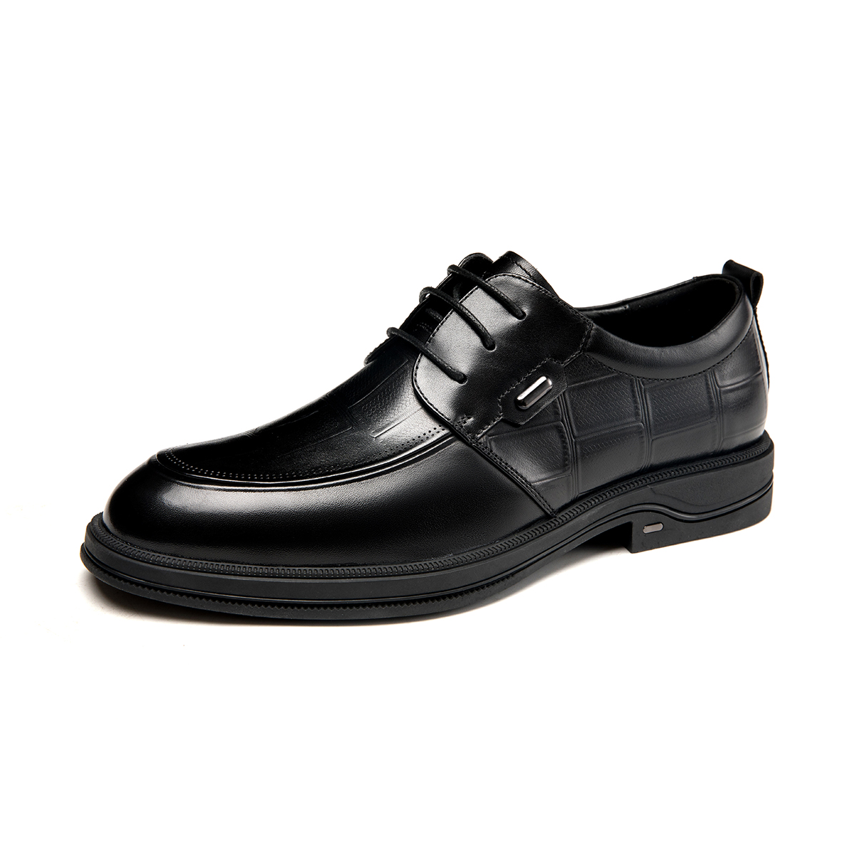 Order Zapatos de Vestir Aokang de Cuero con Cordones 'Negro Formal' 1233211115