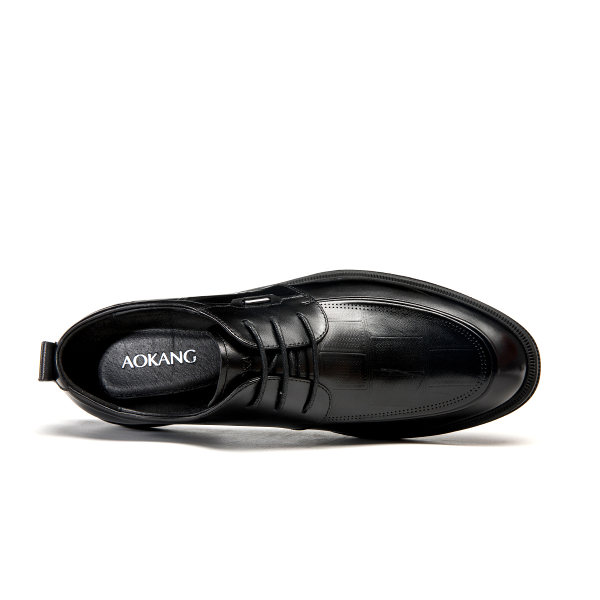 Lookbook Zapatos de Vestir Aokang de Cuero con Cordones 'Negro Formal' 1233211115