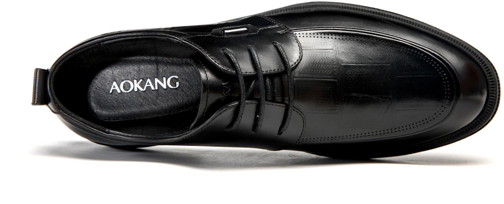 Zapatos de Vestir Aokang de Cuero con Cordones 'Negro Formal' 1233211115 Lookbook Zapatos de Vestir Aokang de Cuero con Cordones 'Negro Formal' 1233211115