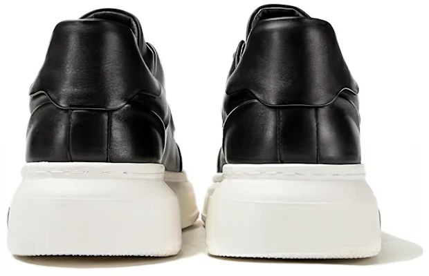 AOKANG革製カジュアルレースアップローカットスニーカー (黒) 1233322085 Shop AOKANG革製カジュアルレースアップローカットスニーカー (黒) 1233322085