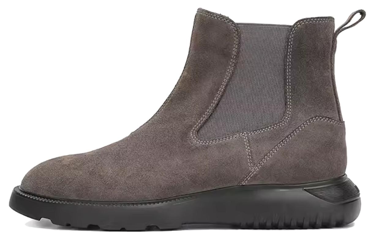 Aokang Leather Chelsea Boot 'Grey'