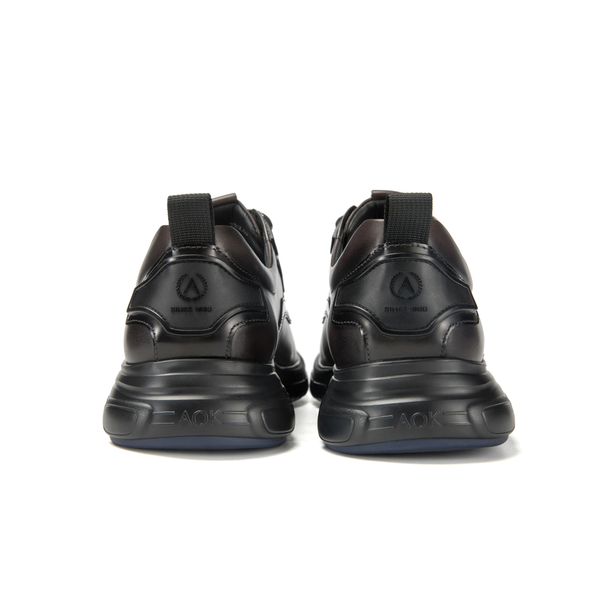 Shop Aokang Kulit Nyaman Bisnis Olahraga 'Abu-Abu' 6231511184