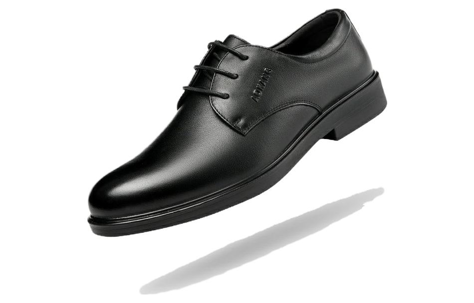 Lookbook 奧康AOKANG 頭層牛皮 舒適休閒百搭商務 正裝皮鞋 男款 黑色