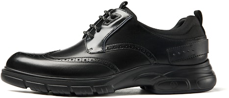 Aokang Leather Comfort Versatile Sneakers 'Black Dress Shoe' 6231511179 Aokang Leather Comfort Versatile Sneakers 'Black Dress Shoe' 6231511179