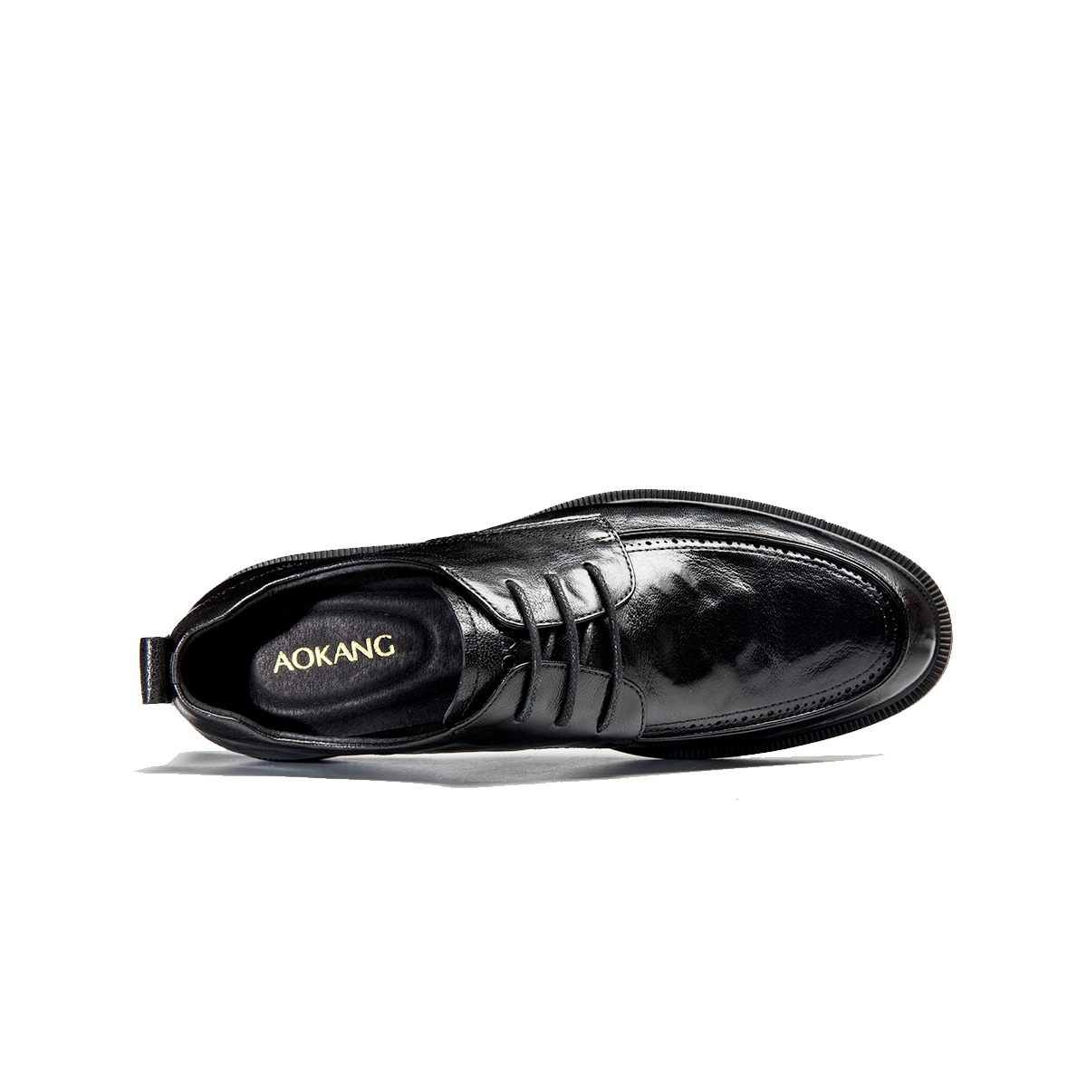 Aokang Leather Derby 'Black Business' 圖 3